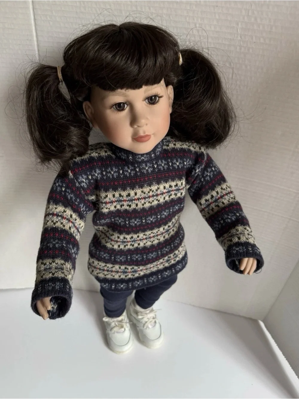 Authentic My Twinn Doll Brunette Pigtails Original ‘97 USA 23” Vincent DeFilippo